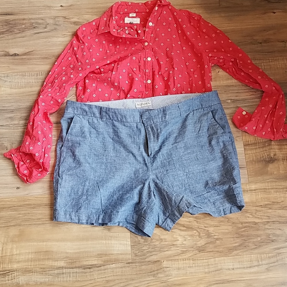 Chambray shorts